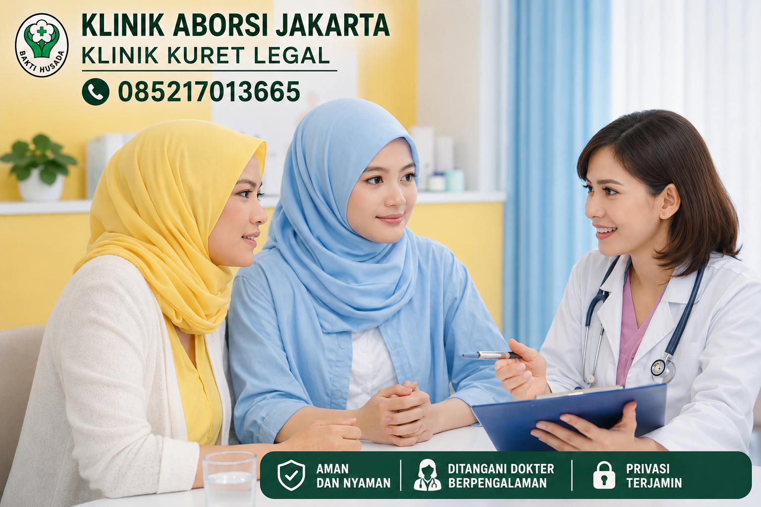 Klinik Aborsi Jakarta resmi dengan layanan medis profesional