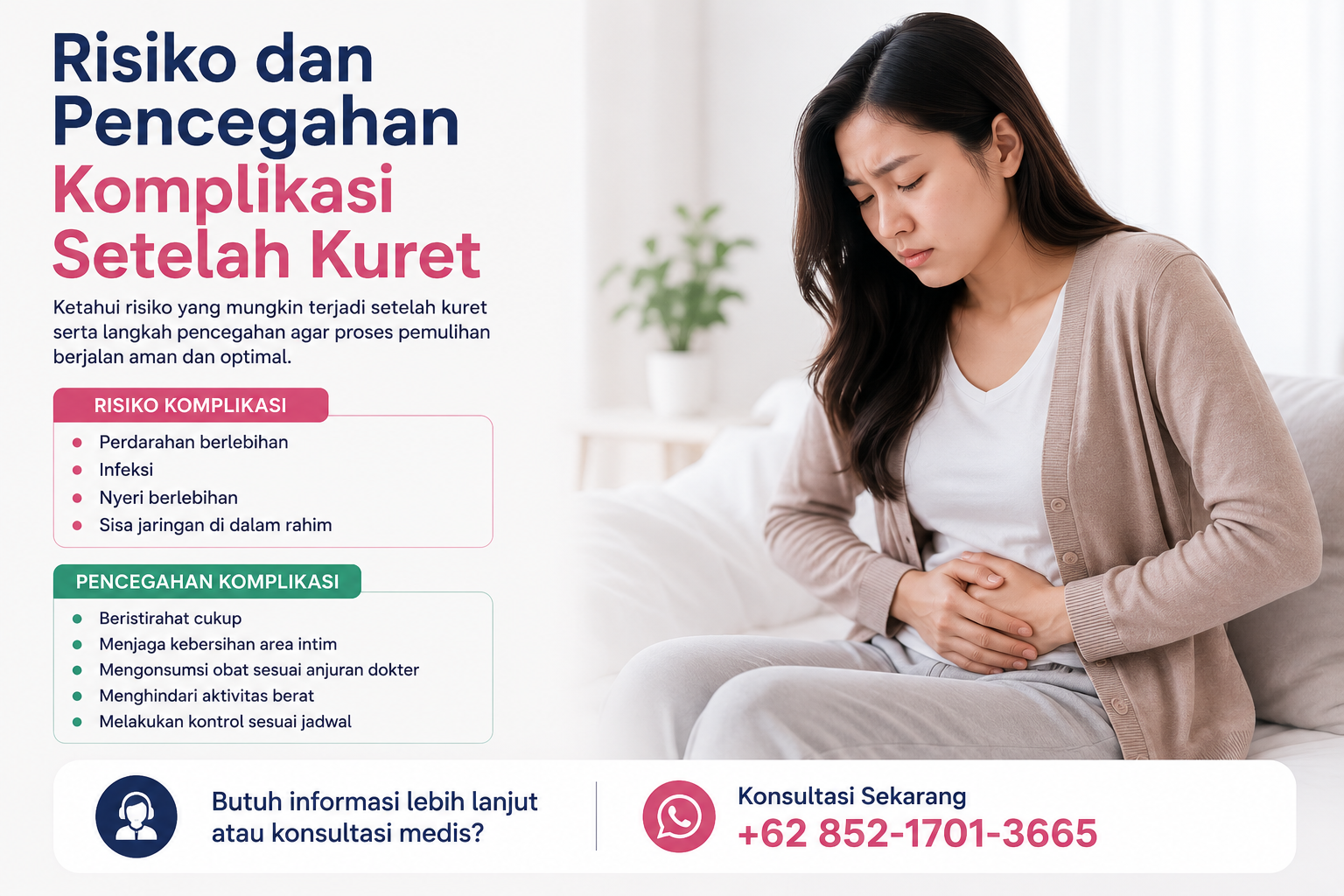 risiko komplikasi setelah kuret dan cara pencegahan yang aman