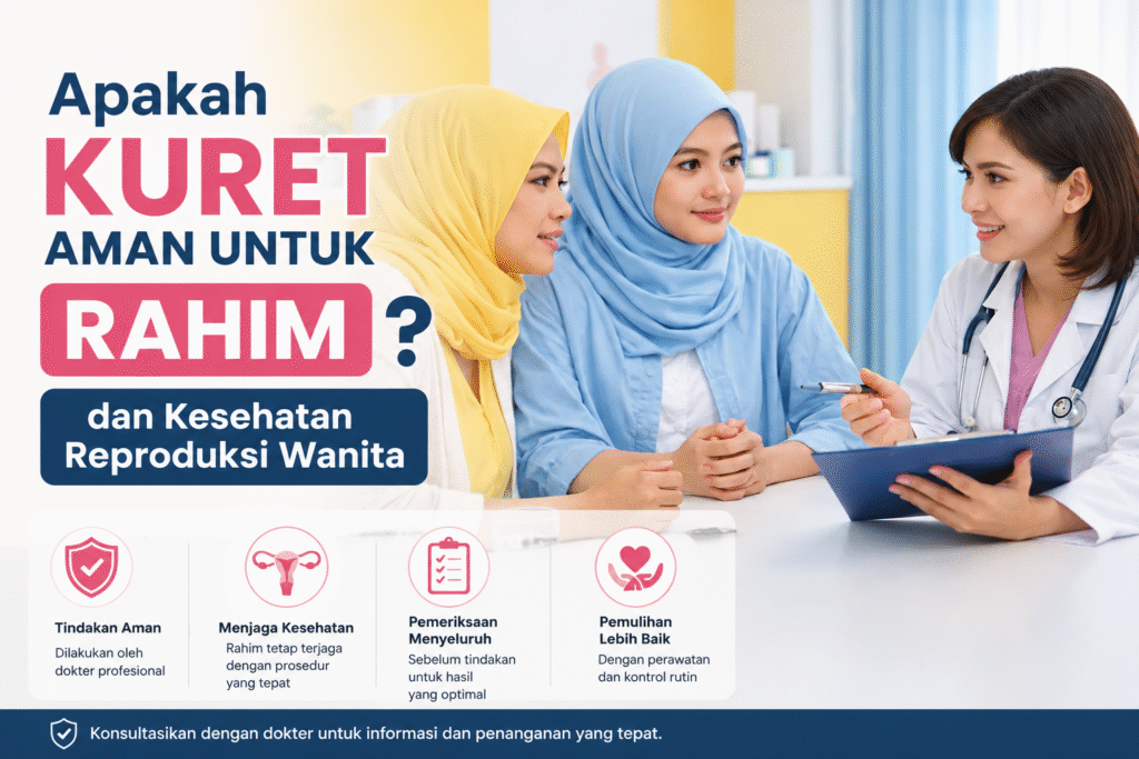 apakah kuret aman untuk rahim dan kesehatan reproduksi wanita