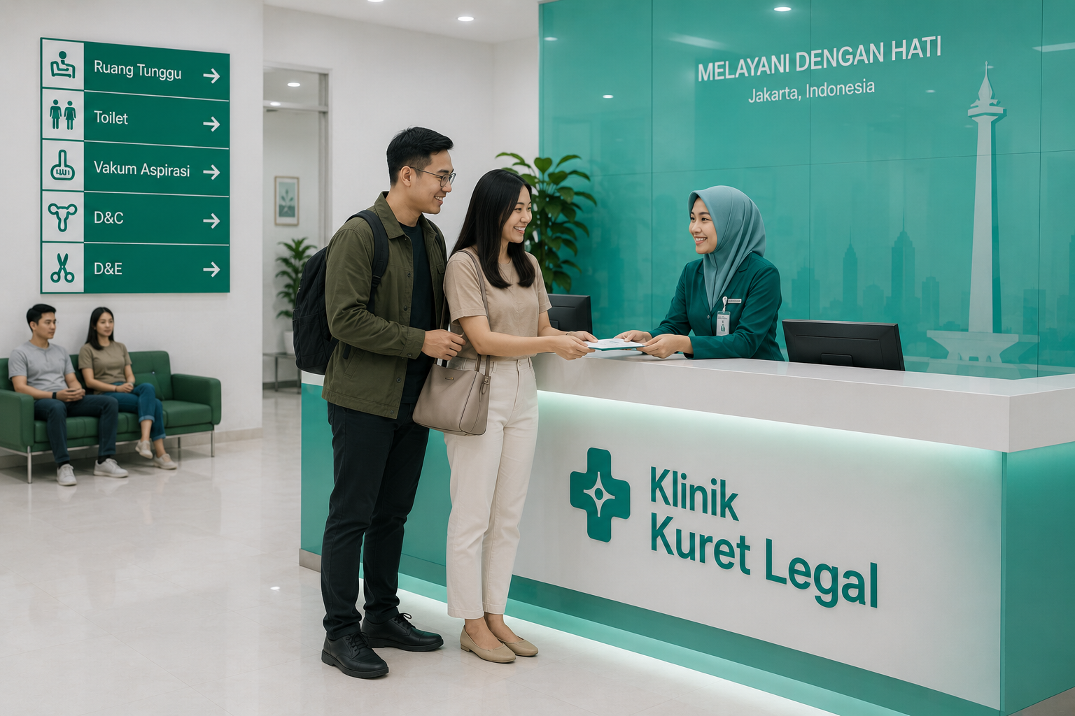 konsultasi dan pemeriksaan fisik sebelum tindakan medis